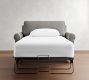 Cameron Roll Arm Single Sleeper Sofa with Air Topper (56")
