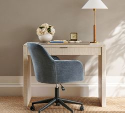 Chambers Leather Table Lamp (32")