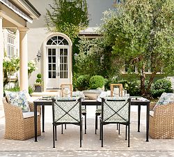 Get the Look: Ellis Outdoor Dining Table (86") + Chair Set