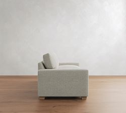 PB Comfort Modern Square Arm Sofa (62"-118")