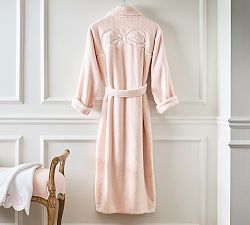 LoveShackFancy Appliqué Bow Robe