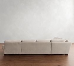 Turner Roll Arm L-Shaped Chaise Sectional (142")