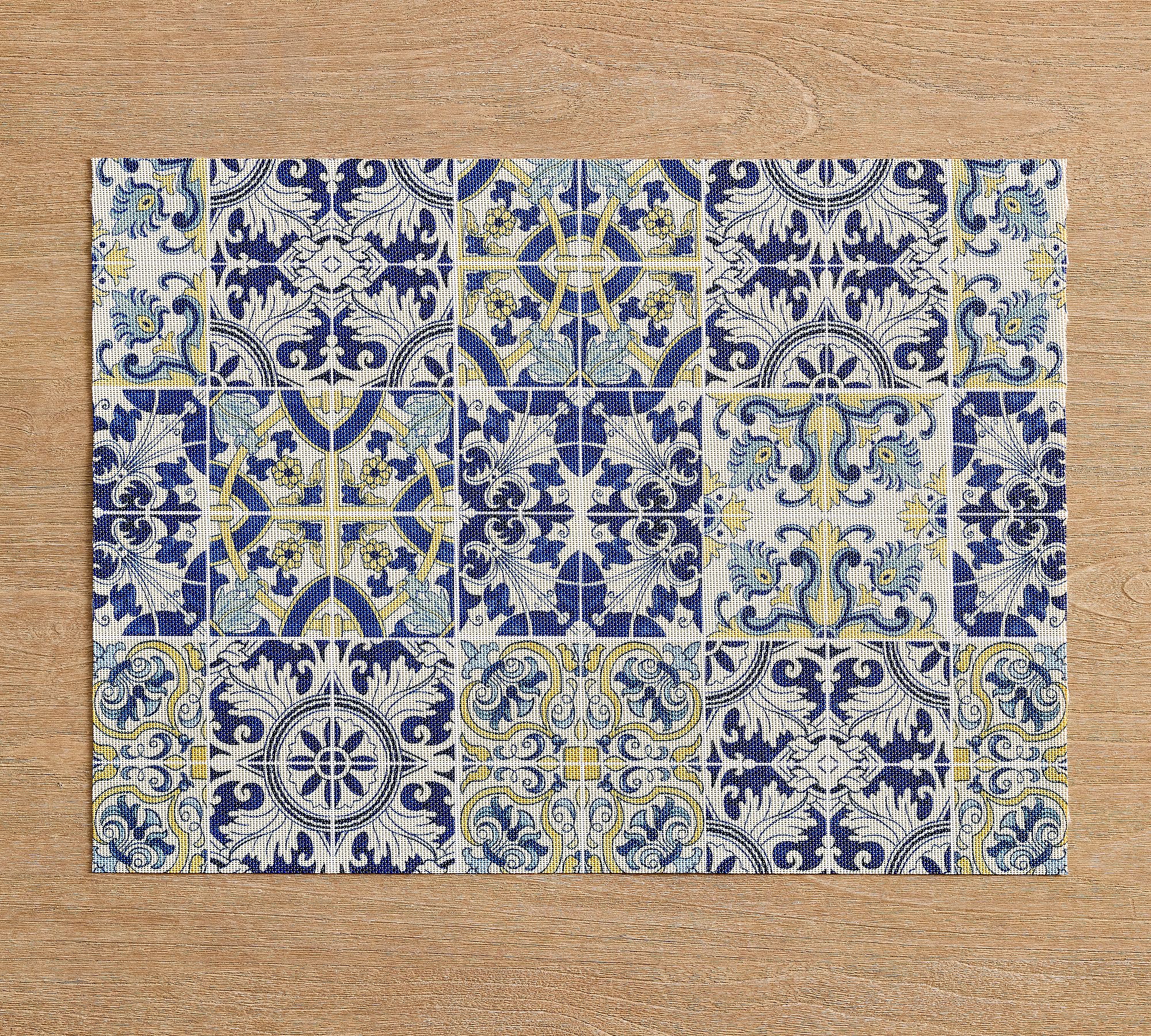 Chilewich Mosaic Tile Outdoor Placemats - Set of 4