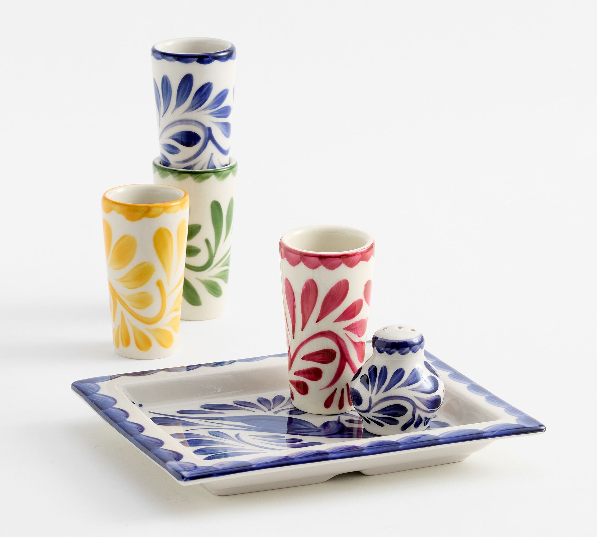Puebla Porcelain Tequila Set - thumbnail 3