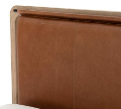 Andes Leather Platform Bed