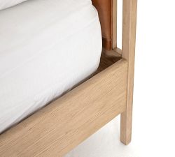 Andes Leather Platform Bed