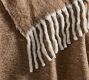 Mohair Solid Fringe Blanket