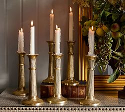 Big Daddy's Antiques Brass Candle Holder