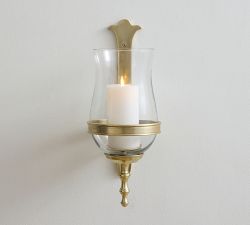 Big Daddy's Antiques Brass Candle Sconce