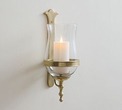 Big Daddy's Antiques Brass Candle Sconce