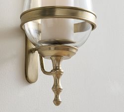 Big Daddy's Antiques Brass Candle Sconce