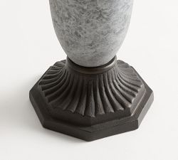 Big Daddy's Antiques Zinc Footed Vase