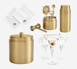 Build-Your-Own Gold Barware Gift Set