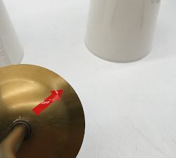 Open Box: Hayden Metal Double Sconce (16") - Vintage Brass