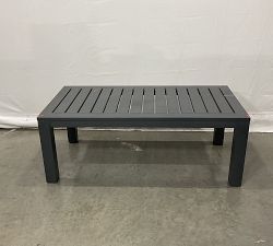 Open Box: Indio Metal Outdoor Coffee Table (43") - Slate