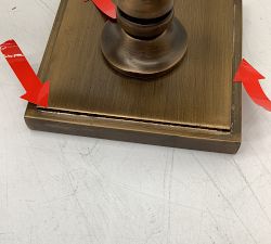 Open Box: Pearson Towel Bar (24") - Tumbled Brass
