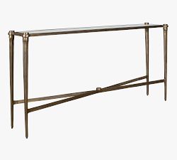 Marceline Glass Console Table (60")