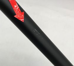 Open Box: Standard Curtain Rod &amp; Wall Bracket (48"-88", 0.75" diam.) - Matte Black