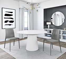 Warner Round Pedestal Dining Table (53")