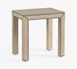 Big Daddy's Antiques Rectangular Upholstered Side Table (22")