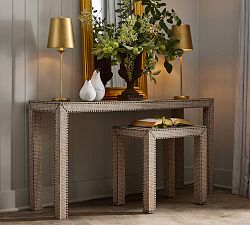 Big Daddy's Antiques Upholstered Console Table (58")