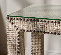 Big Daddy's Antiques Upholstered Console Table (58")