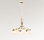 Big Daddy&rsquo;s Antiques Milk Glass Globe Chandelier (36")