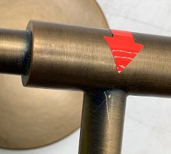 Open Box: Reagan Triple Globe Sconce (22") - Tumbled Brass