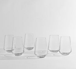 ZWIESEL GLAS Pure Stemless Burgundy Glasses - Set of 6