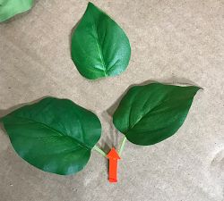 Open Box: Faux Oversized Cluster Leaf Branch (48")