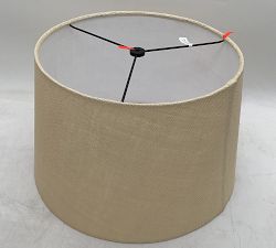 Open Box: Gallery Tapered Drum Lamp Shade, Medium (15") - Burlap