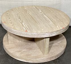 Open Box: Newport Round Coffee Table (36") - Mist