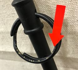 Open Box: Standard Drapery Wand - Matte Black