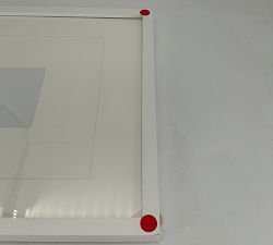 Open Box: Wood Gallery Frame, 16"x20" (5"x7", 11"x14" Opening) - White