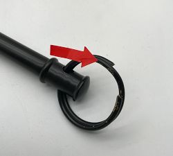Open Box: Drapery Wand (1"Diam., 45"L) - Antique Bronze