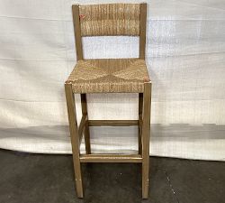 Open Box: Malibu Woven Bar Stool (30") - Honey