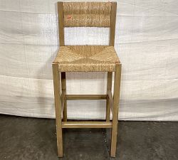 Open Box: Malibu Woven Bar Stool (30") - Honey