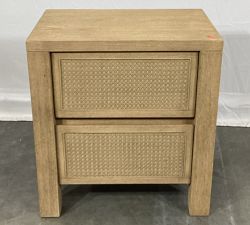 Open Box: Marina Cane Mini Nightstand (22") - Seadrift