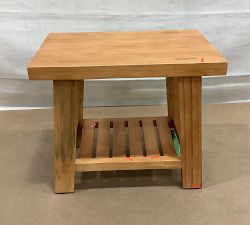 Open Box: Rustic Bath Stool - Tawny