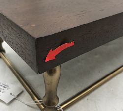 Open Box: Summerville Reversible Rail Ledge (36") - Antique Brown/Brass