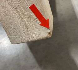 Open Box: Aptos Nightstand (24") - Sandwash, Brass