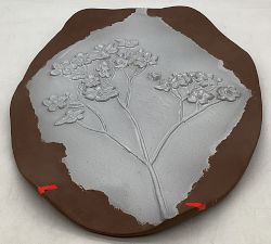Open Box: Earthenware Botanical Wall Plate - Wildflowers
