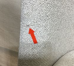 Open Box: Preston Upholstered Dining Chair - Performance Boucle Oatmeal