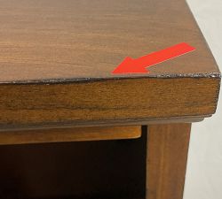 Open Box: Printer's Modular Bookcase Hutch (16") - Tuscan Chestnut