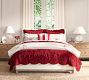 Monique Lhuillier Harper Velvet Pieced Stripe Pillow Cover