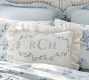 LoveShackFancy Floral Embroidered Lumbar Pillow Cover