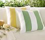 Monique Lhuillier Yarn Dyed Striped Outdoor Pillow
