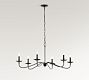 Lucca Iron Chandelier (38"-50")