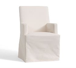PB Comfort Square Arm Dining Armchair Replacement Slipcovers