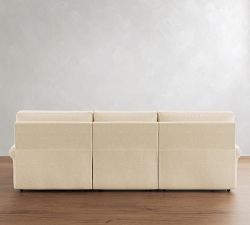 PB Comfort Roll Arm Power Reclining Chaise Sectional (118"-132")